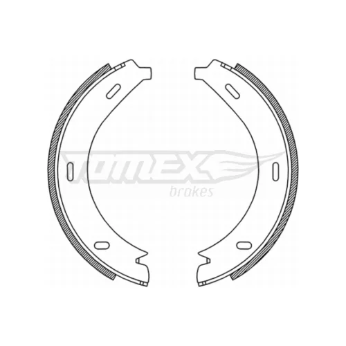 Sada brzdových čeľustí TOMEX Brakes TX 21-19