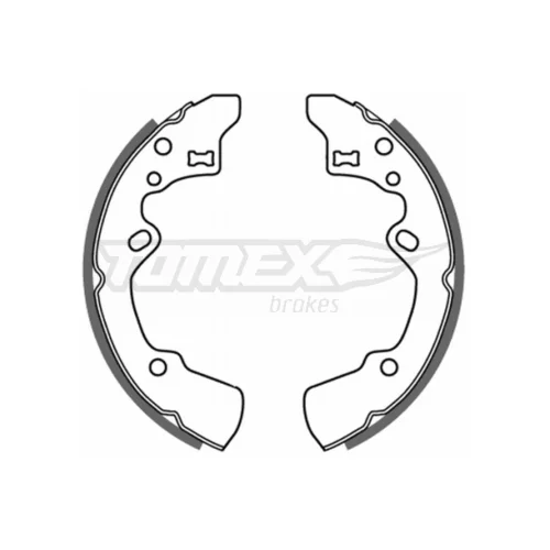 Sada brzdových čeľustí TOMEX Brakes TX 21-42