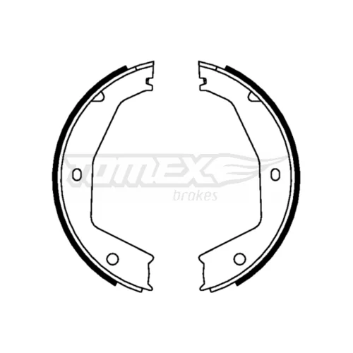 Sada brzdových čeľustí TOMEX Brakes TX 22-44