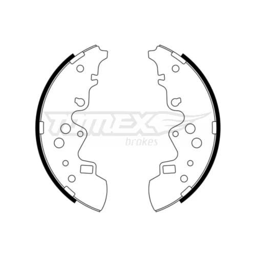 Sada brzdových čeľustí TOMEX Brakes TX 23-09