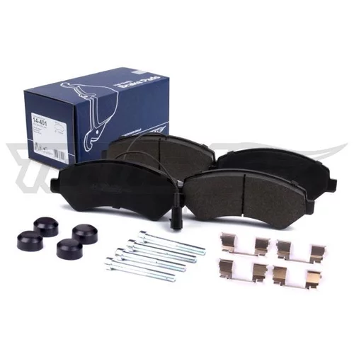 Sada brzdových platničiek kotúčovej brzdy TX 14-401 (TOMEX Brakes) - obr. 1