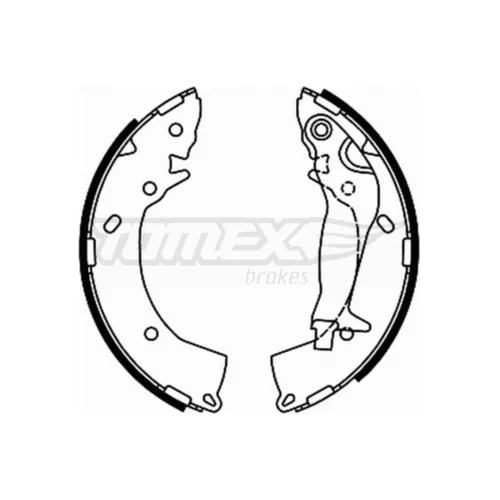 Sada brzdových čeľustí TX 21-92 (TOMEX Brakes)