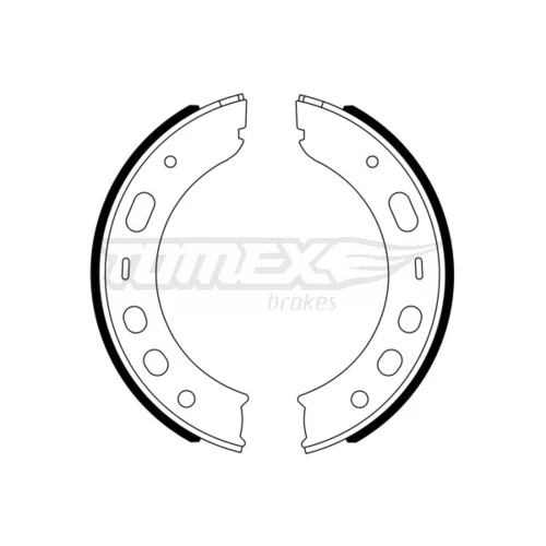 Sada brzdových čeľustí TOMEX Brakes TX 23-17