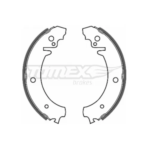 Sada brzdových čeľustí TOMEX Brakes TX 20-11