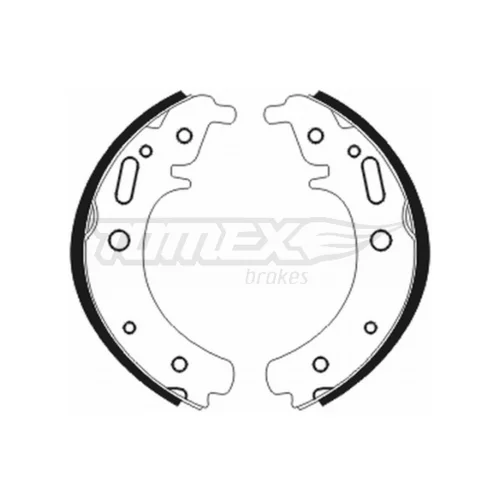 Sada brzdových čeľustí TOMEX Brakes TX 20-13