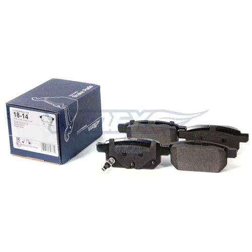 Sada brzdových platničiek kotúčovej brzdy TX 18-14 (TOMEX Brakes) - obr. 1
