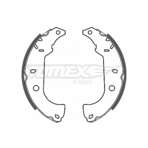 Sada brzdových čeľustí TOMEX Brakes TX 20-26