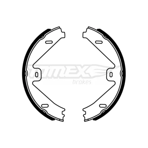 Sada brzdových čeľustí TOMEX Brakes TX 22-16