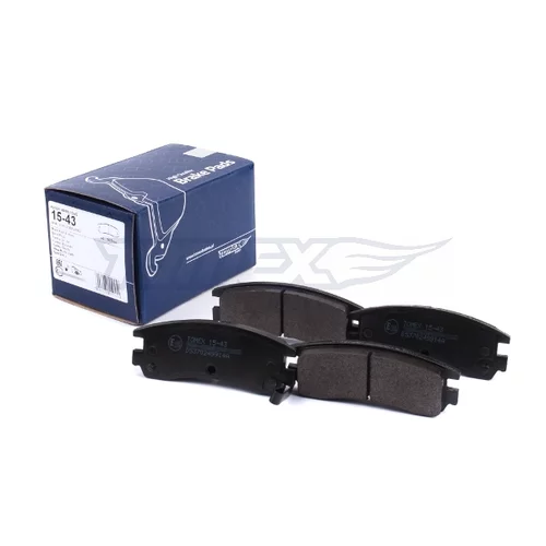 Sada brzdových platničiek kotúčovej brzdy TX 15-43 (TOMEX Brakes) - obr. 1