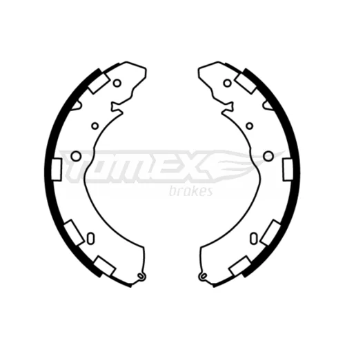 Sada brzdových čeľustí TX 22-37 (TOMEX Brakes)