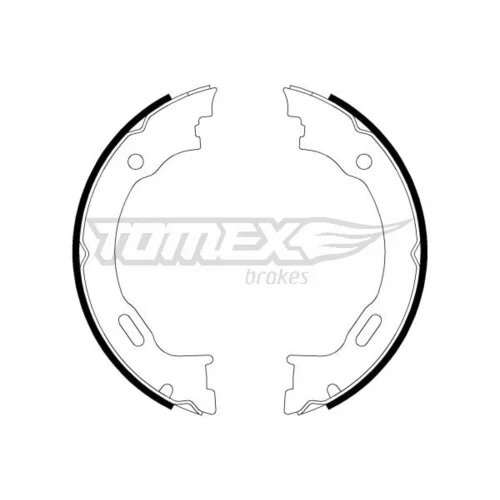 Sada brzdových čeľustí TOMEX Brakes TX 22-27