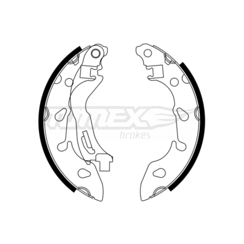 Sada brzdových čeľustí TX 23-04 (TOMEX Brakes)