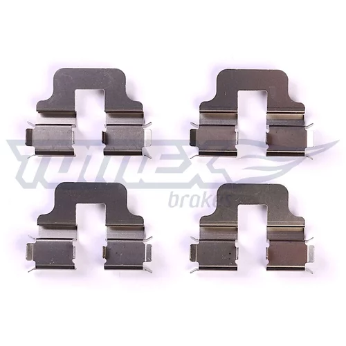 Sada príslušenstva obloženia kotúčovej brzdy TX 43-76 (TOMEX Brakes)