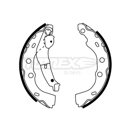 Sada brzdových čeľustí TX 22-45 (TOMEX Brakes)