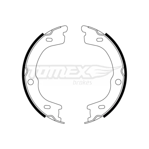 Sada brzdových čeľustí TOMEX Brakes TX 23-13