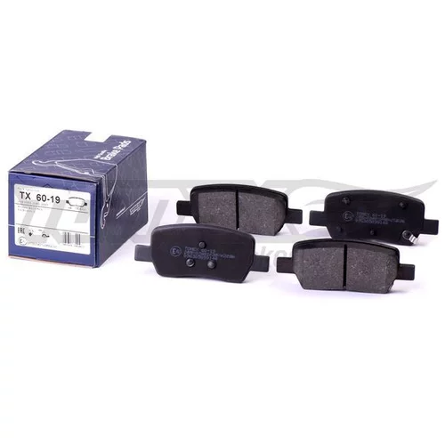 Sada brzdových platničiek kotúčovej brzdy TX 60-19 (TOMEX Brakes) - obr. 1