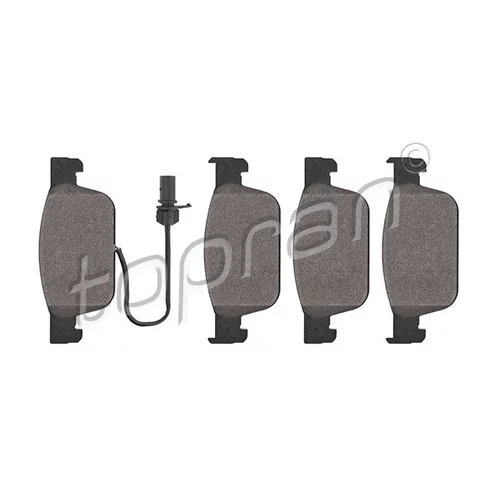 Sada brzdových platničiek kotúčovej brzdy 624 501 /TOPRAN/