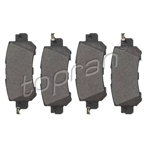Sada brzdových platničiek kotúčovej brzdy TOPRAN 601 466
