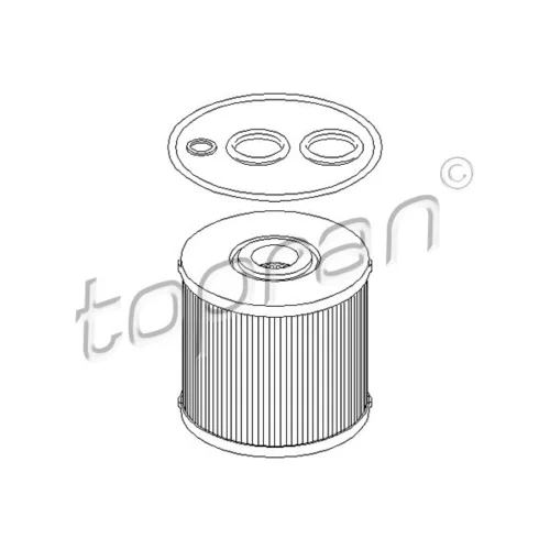 Olejový filter TOPRAN 113 229