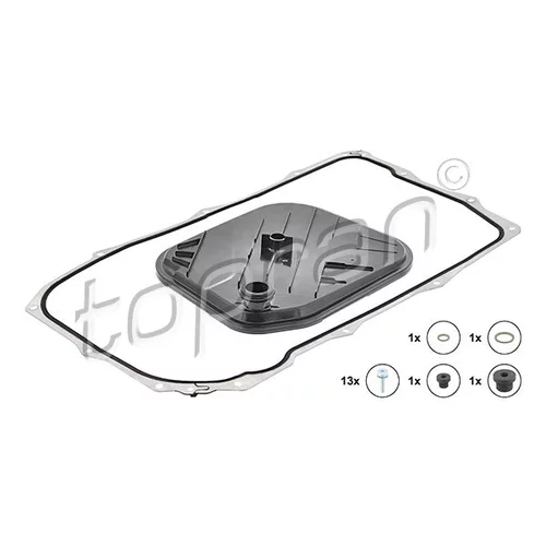 Sada hydraulického filtra automatickej prevodovky TOPRAN 116 161