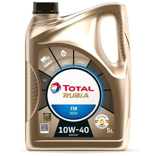 Motorový olej Total Rubia TIR 8600 10W-40 5L