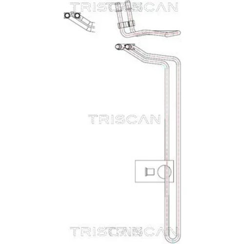 Hydraulická hadica pre riadenie TRISCAN 8516 11027
