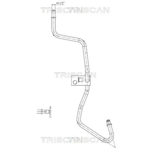 Hydraulická hadica pre riadenie TRISCAN 8516 16040
