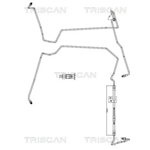 Hydraulická hadica pre riadenie TRISCAN 8516 27005