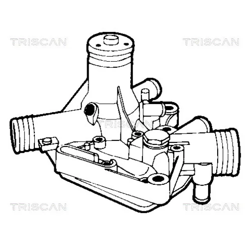 Vodné čerpadlo, chladenie motora 8600 25087 /TRISCAN/ - obr. 1
