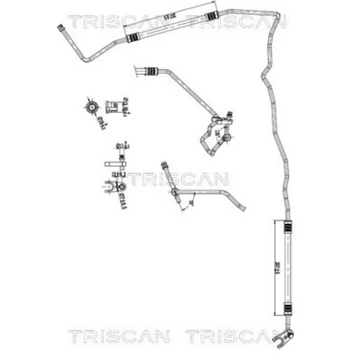 Vysoko/nízkotlakové vedenie klimatizácie TRISCAN 9010 23015