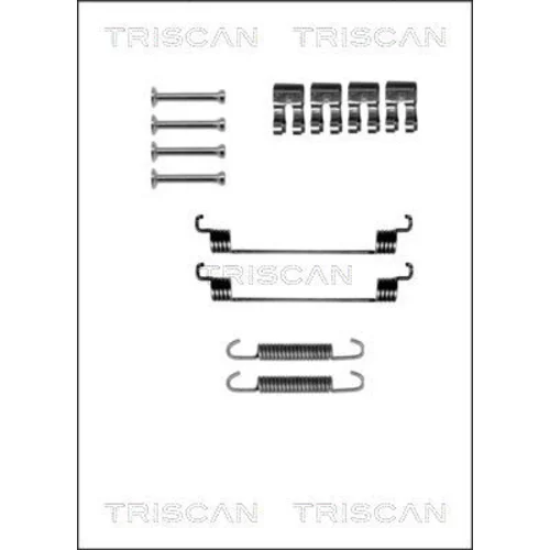 Sada príslušenstva brzdovej čeľuste TRISCAN 8105 152556