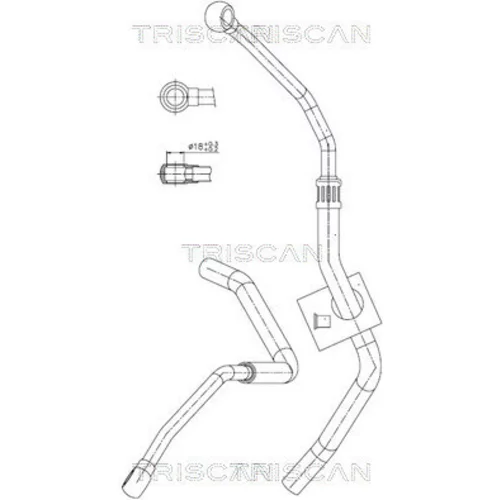 Hydraulická hadica pre riadenie TRISCAN 8516 11032
