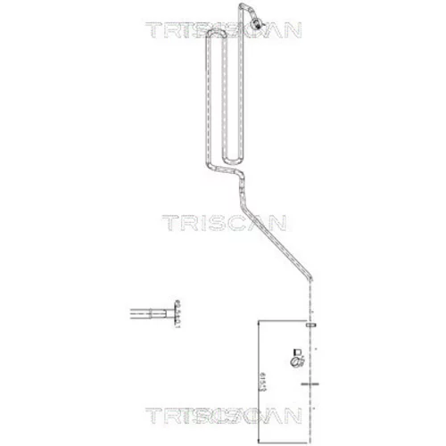 Hydraulická hadica pre riadenie TRISCAN 8516 16013