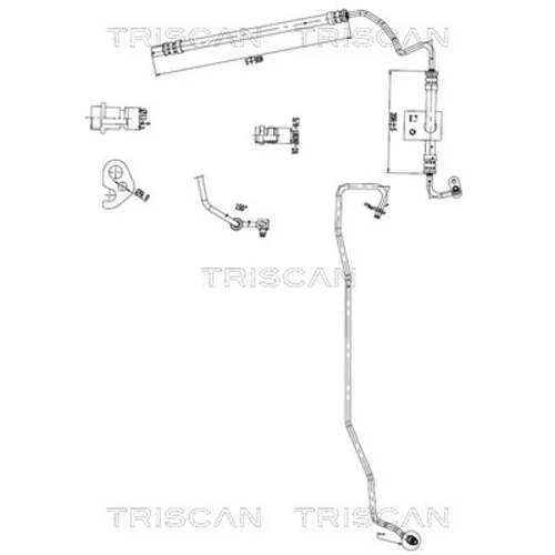 Hydraulická hadica pre riadenie TRISCAN 8516 16034