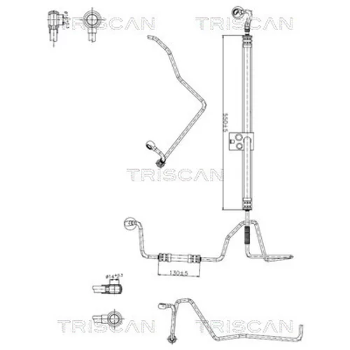 Hydraulická hadica pre riadenie TRISCAN 8516 29049