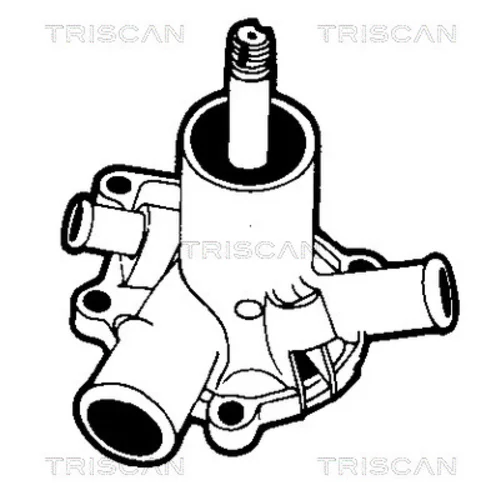 Vodné čerpadlo, chladenie motora TRISCAN 8600 28075