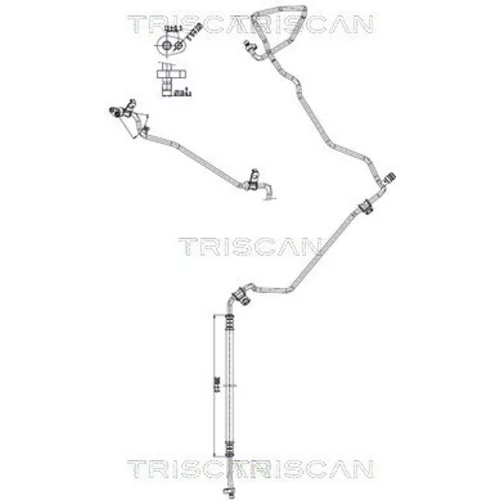 Vysoko/nízkotlakové vedenie klimatizácie TRISCAN 9010 10006