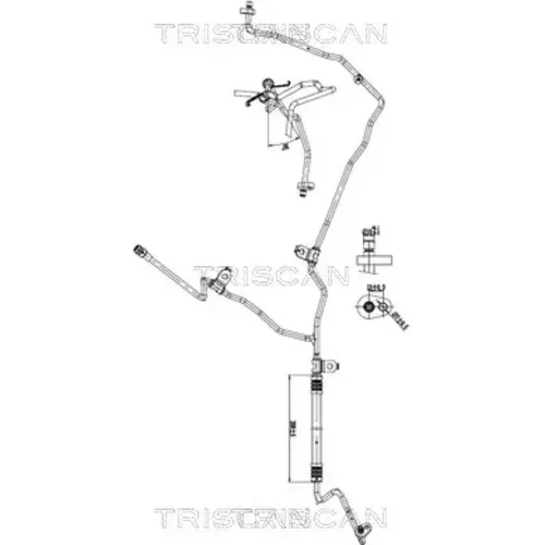 Vysoko/nízkotlakové vedenie klimatizácie TRISCAN 9010 25059