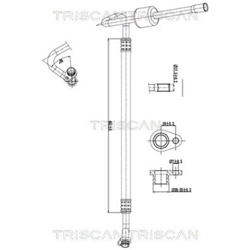 Vysoko/nízkotlakové vedenie klimatizácie TRISCAN 9010 28110