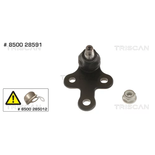 Zvislý/nosný čap 8500 28591 /TRISCAN/