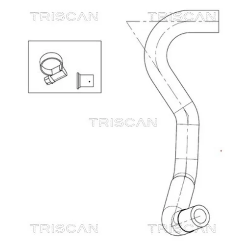 Hydraulická hadica pre riadenie TRISCAN 8516 11023