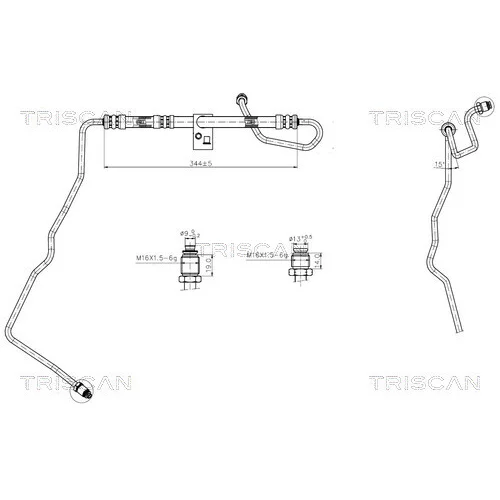 Hydraulická hadica pre riadenie TRISCAN 8516 13001