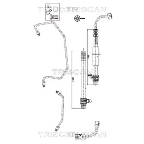 Hydraulická hadica pre riadenie TRISCAN 8516 43001