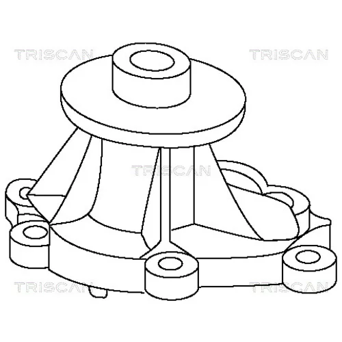 Vodné čerpadlo, chladenie motora 8600 14130 /TRISCAN/ - obr. 1