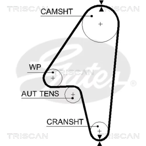 Ozubený remeň TRISCAN 8645 5597xs