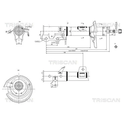 Tlmič pérovania TRISCAN 8705 16111