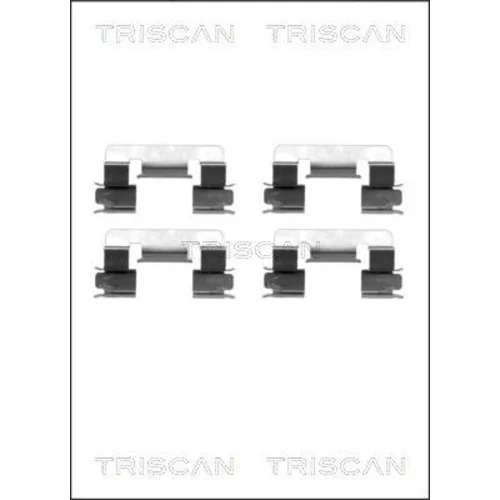 Sada príslušenstva obloženia kotúčovej brzdy TRISCAN 8105 131633