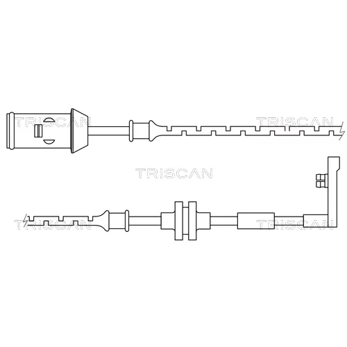 Výstražný kontakt opotrebenia brzdového obloženia TRISCAN 8115 24013