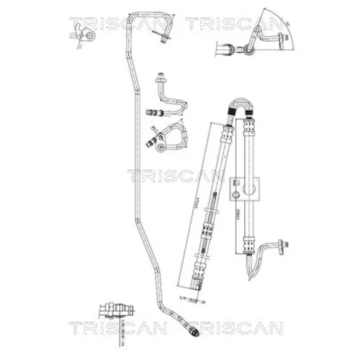 Hydraulická hadica pre riadenie TRISCAN 8516 16048