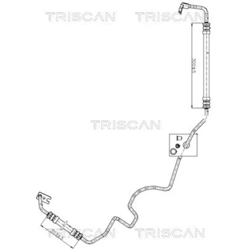 Hydraulická hadica pre riadenie TRISCAN 8516 24001